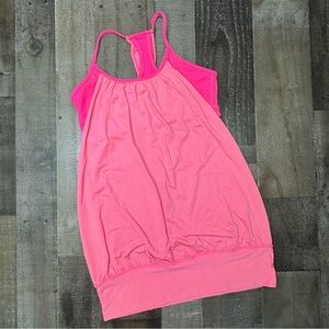 Lululemon Athletica Vibrant Pink No Limits Tank Top size 6